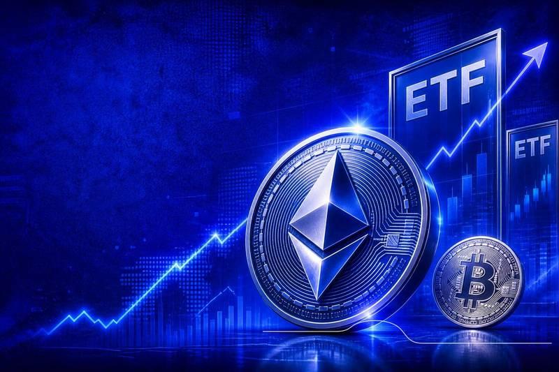 以太坊ETF吸金2.26亿美元，逼近比特币