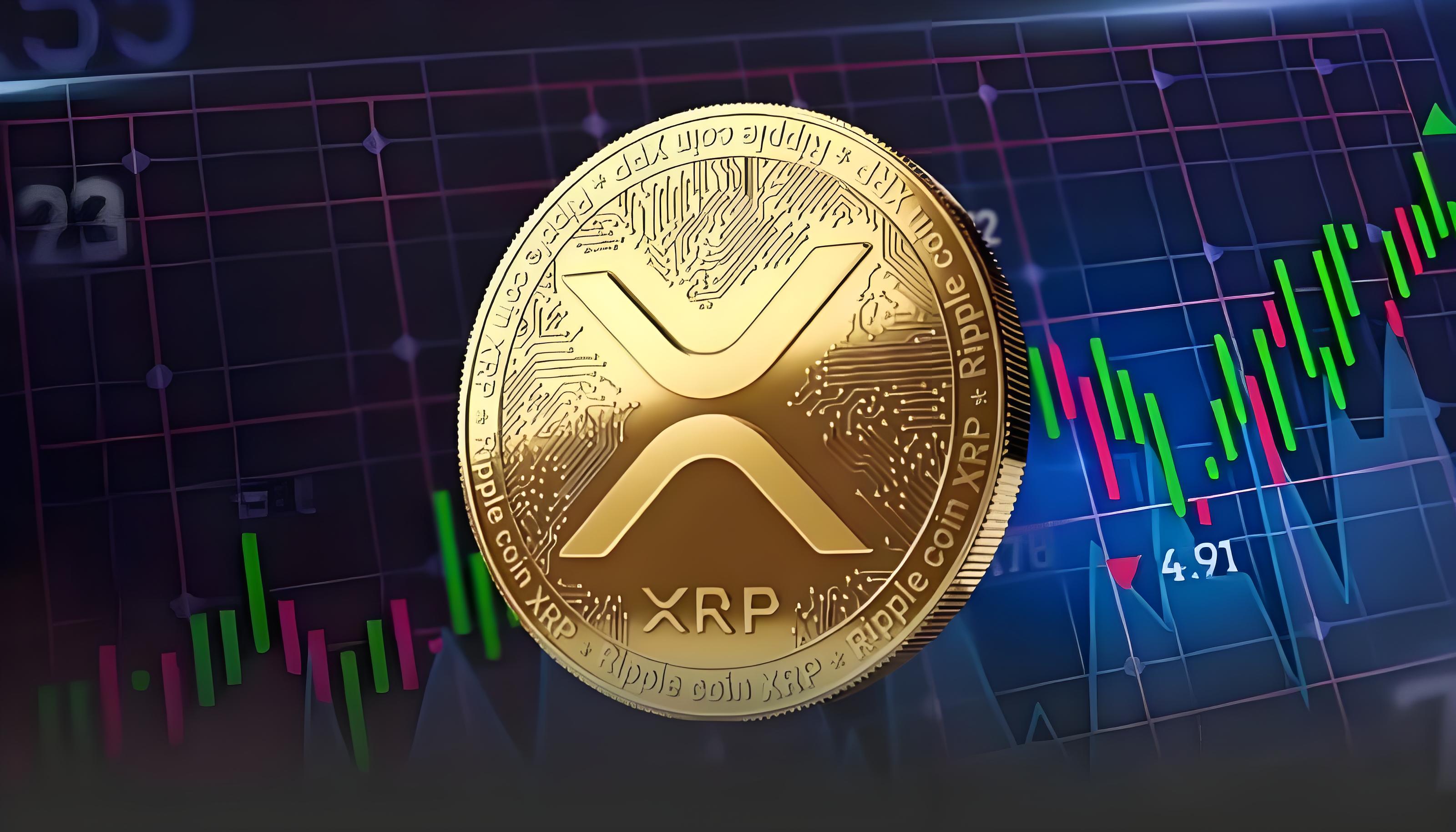 XRP在三角形态压力下测试1美元关口