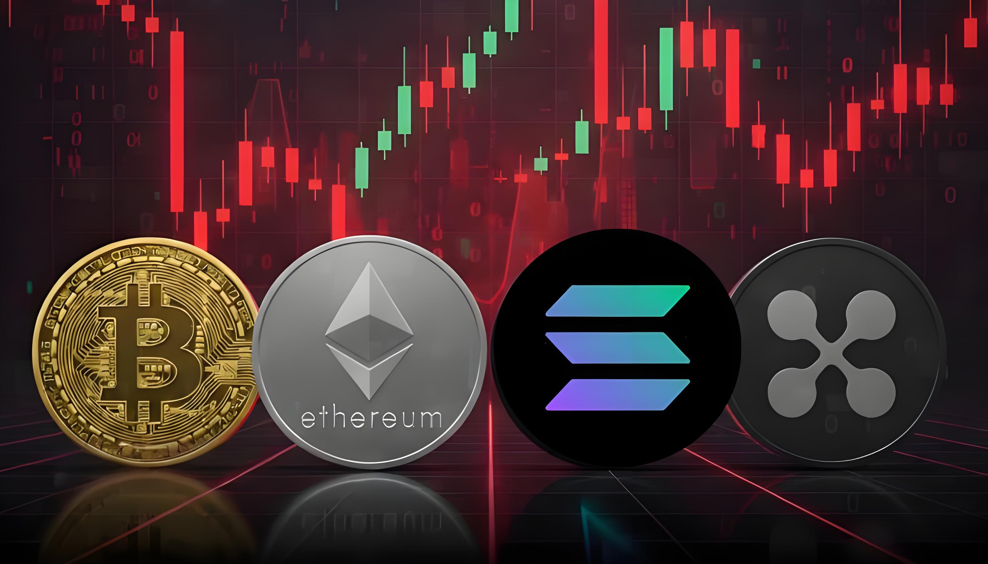 每周ETF资金流向显示比特币和以太坊出现净流出