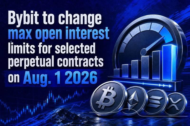 Bybit将于2026年8月1日调整部分永续合约最大未平仓量限制