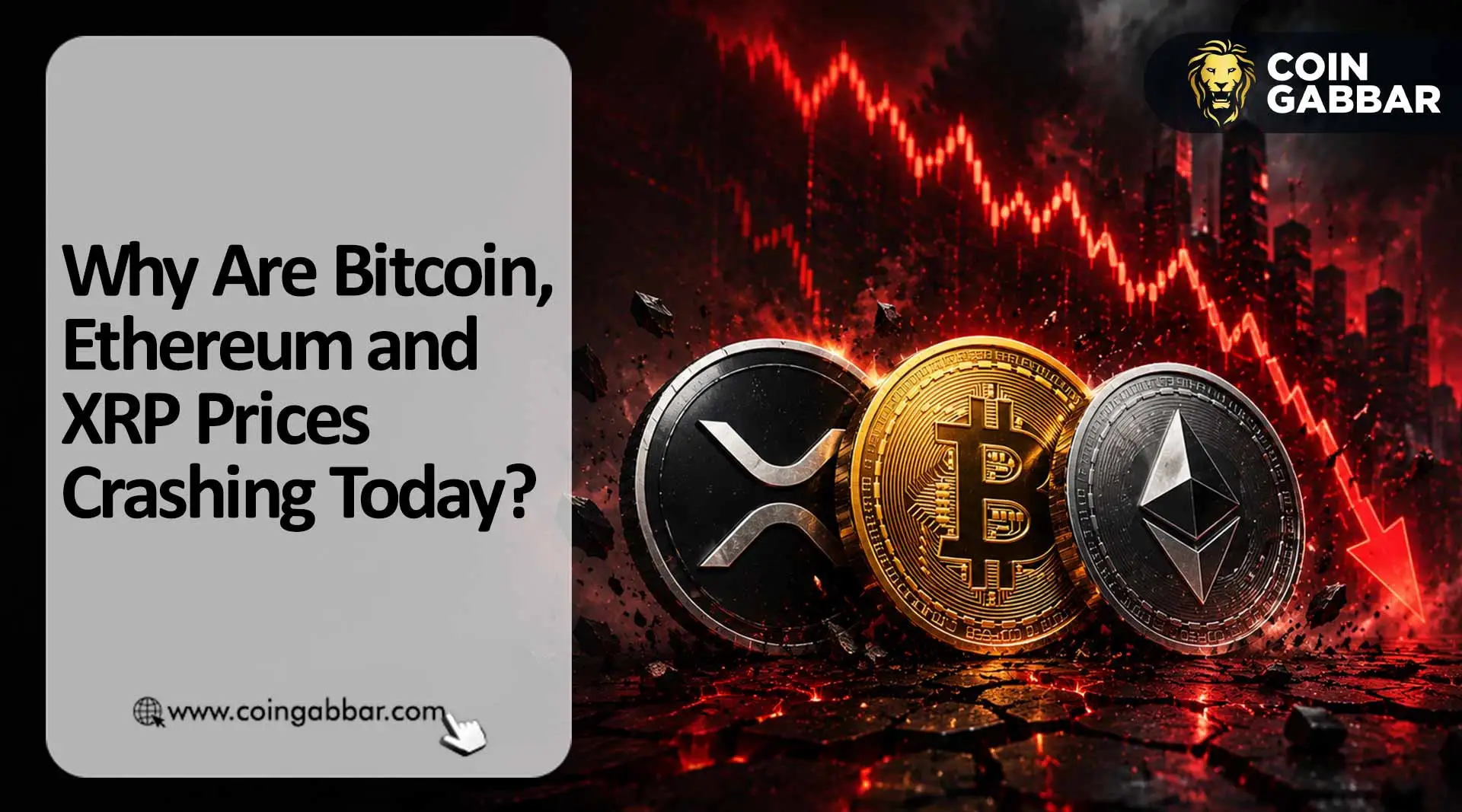 今日比特币、以太坊、XRP价格暴跌：背后原因何在？