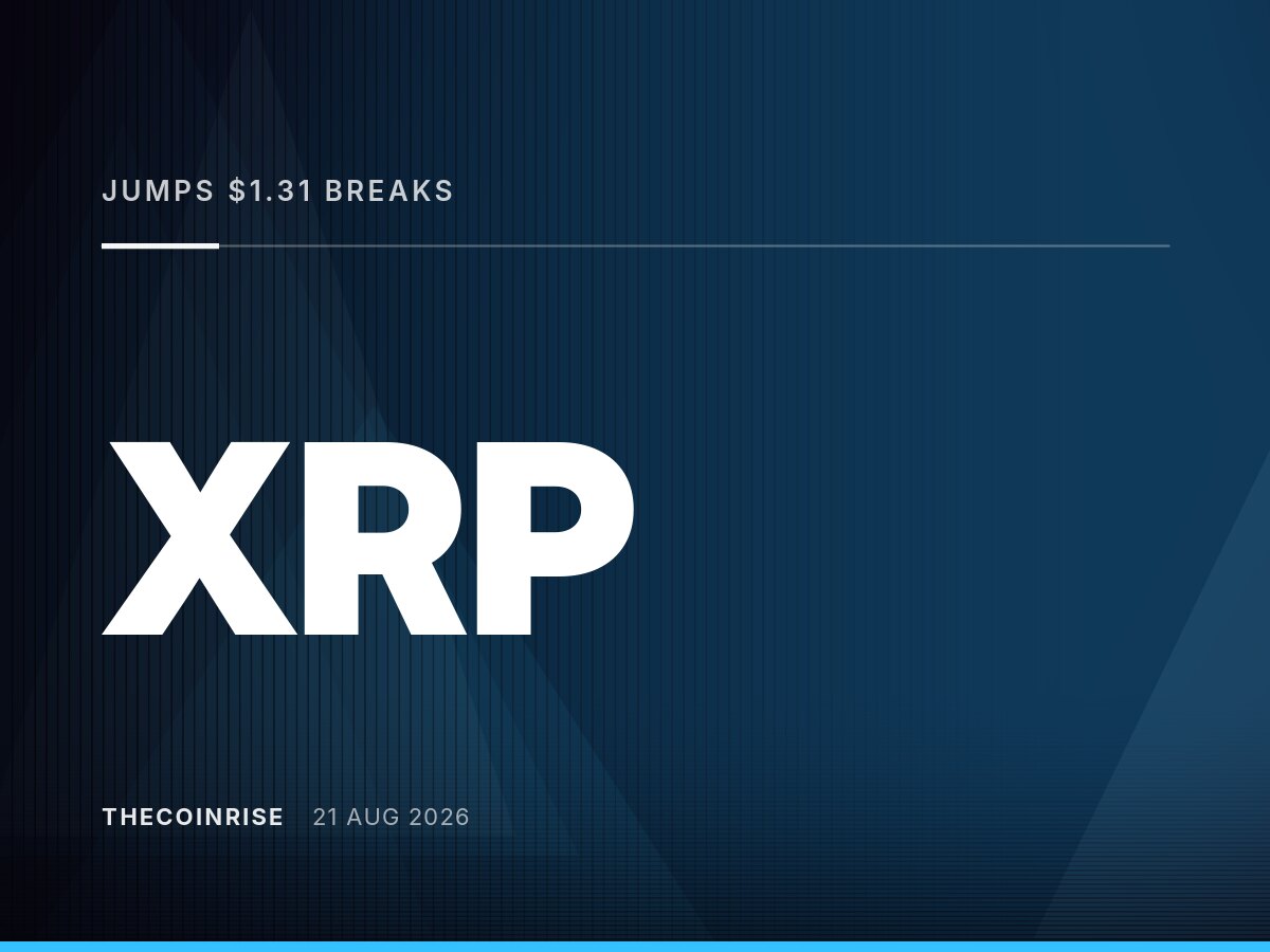 XRP飙升至1.31美元，突破关键趋势线，空头挤压推动涨势