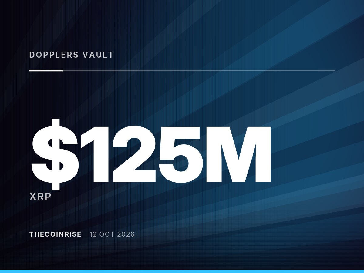 Doppler的XRP金库突破1.25亿美元，随着收益需求的增长