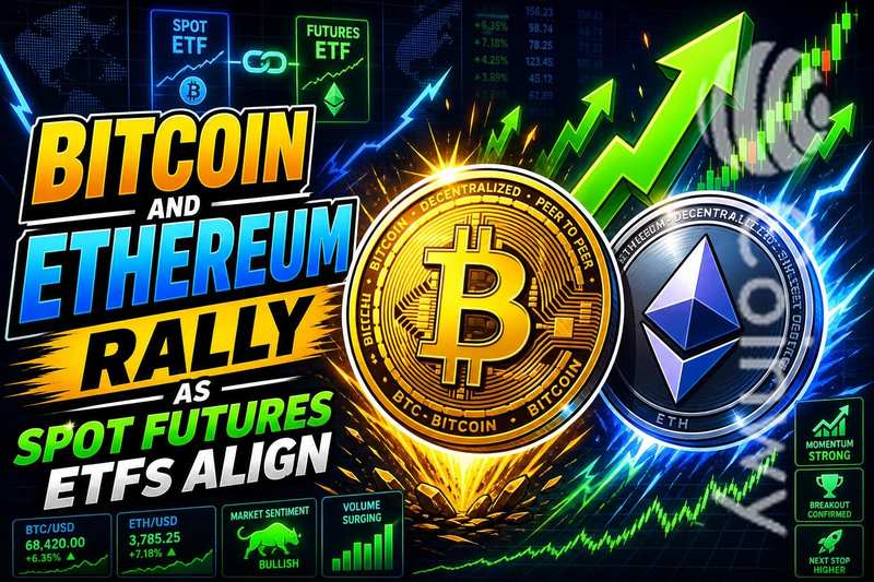 比特币与以太坊齐涨，现货、期货、ETF形成合力