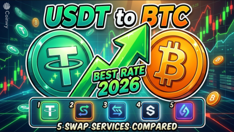USDT兑换BTC最佳汇率2026：五大兑换服务对比