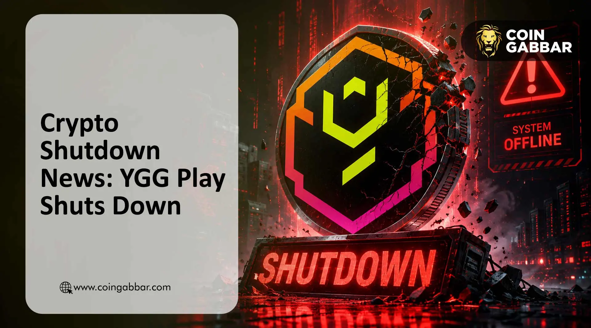 加密关闭新闻：YGG Play停运，但$YGG代币却逆势上涨，为何？