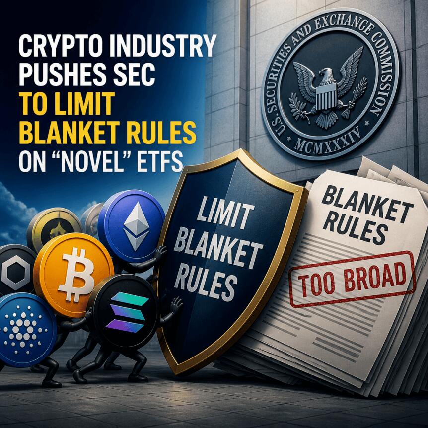加密货币行业推动美国证券交易委员会限制对“新型”ETF的笼统规定