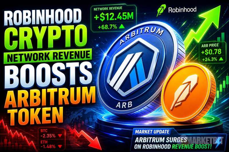 Robinhood加密网络收入提振Arbitrum代币