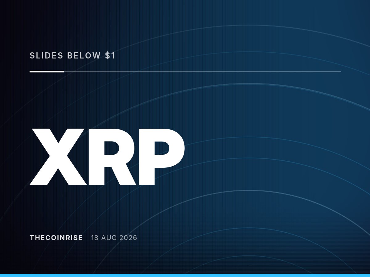 XRP跌破1美元，Ripple的银行业务布局未能阻止跌势