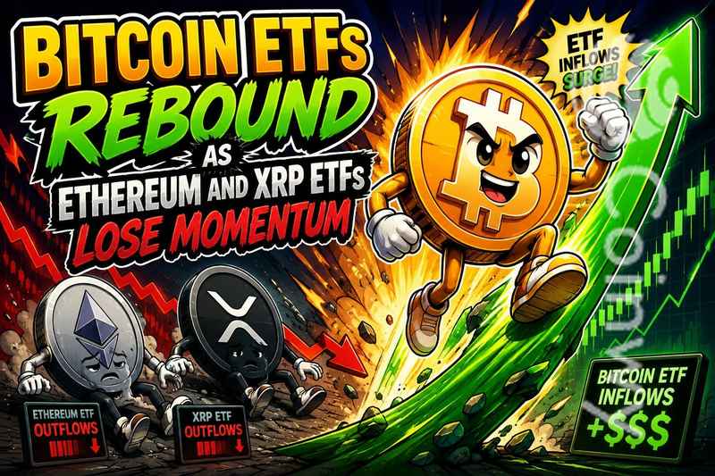 比特币ETF反弹，以太坊与XRP ETF势头减弱
