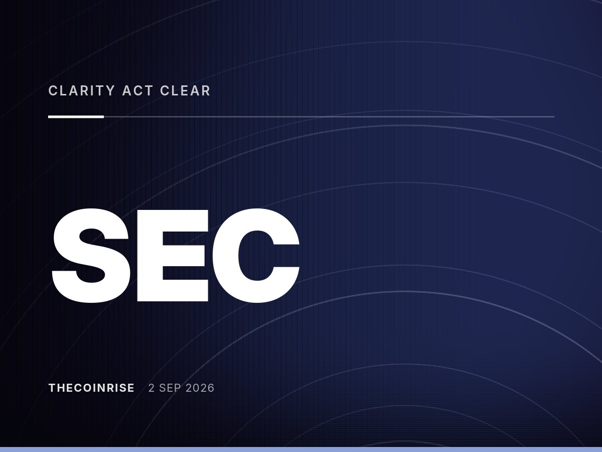SEC主席阿特金斯预测：CLARITY法案有望9月15日前在参议院通过