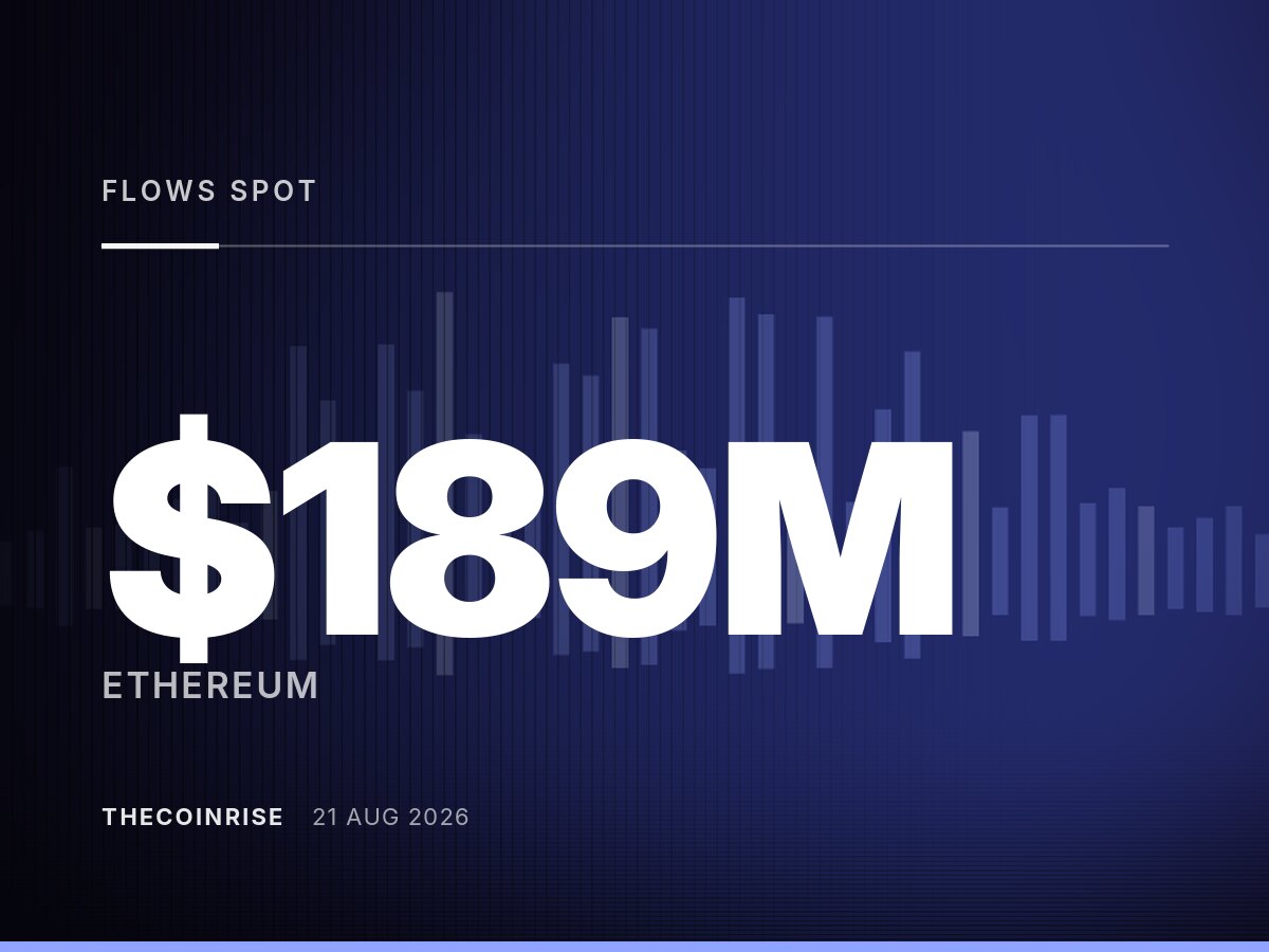 1.89亿美元涌入以太坊现货ETF，创去年以来最大单日净流入