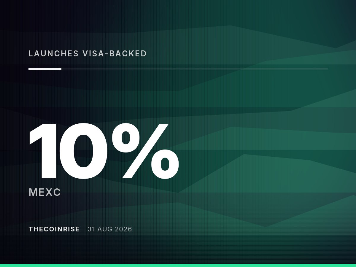 MEXC推出Visa全球卡，享10% USDT返现及7%稳定币收益