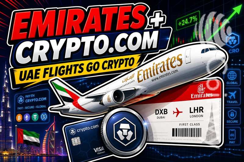 阿联酋航空将允许阿联酋居民通过Crypto.com支付机票费用