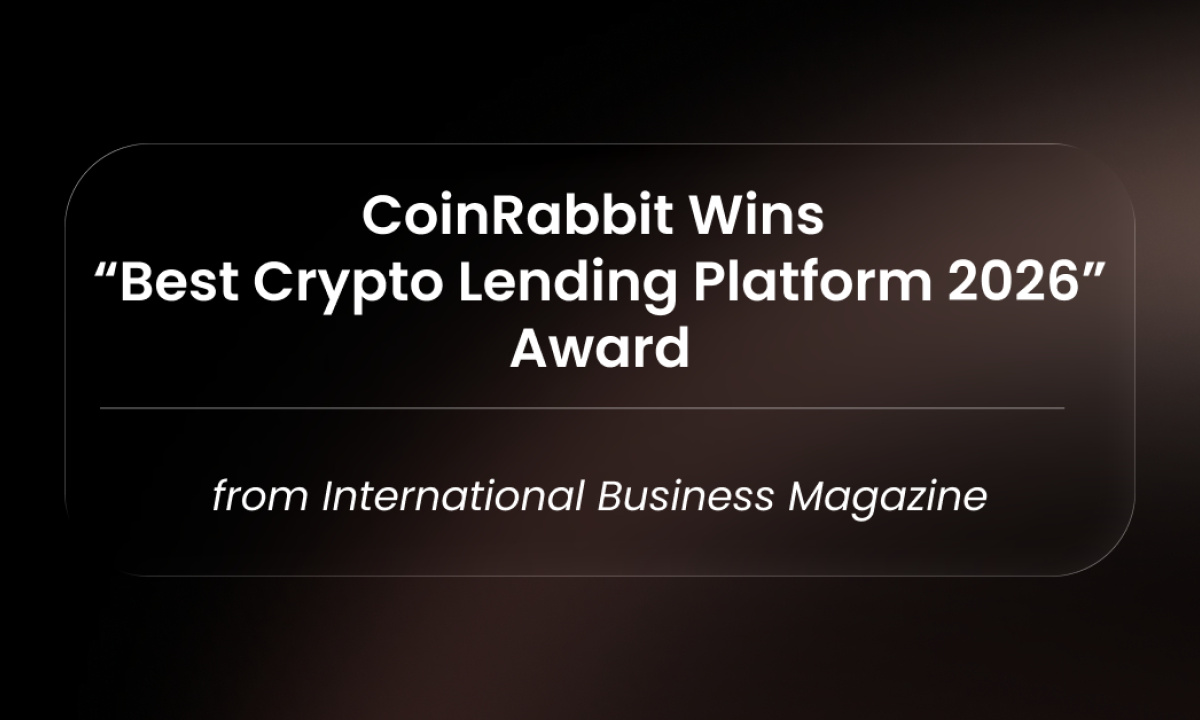 CoinRabbit荣获《国际商业杂志》“2026年度最佳加密货币借贷平台”大奖