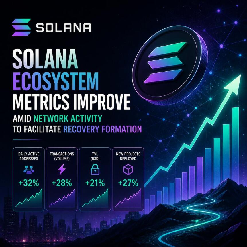 Solana生态系统指标随网络活动改善，助推复苏形成